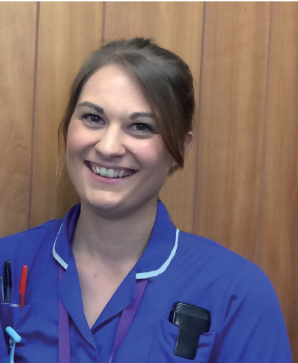 Photo of Jessica McDonald, specialist HPN nurse