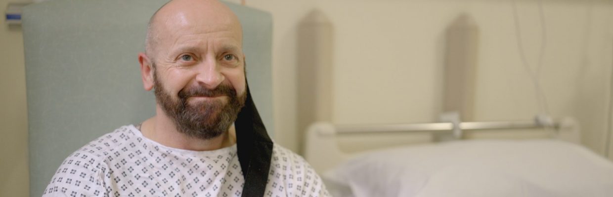 A plant pot related injury leaves father of the bride to-be in need of surgical assistance having cut through the nerves of one of his fingers.