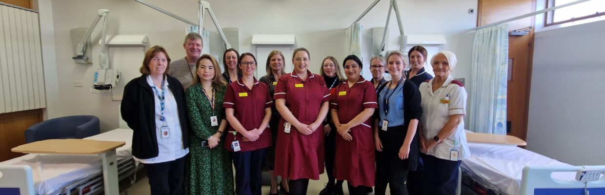 Backrow from left: Barbara Armstrong, Steve Ellis, Annette Kelly, Dr Osborne, Dr Annie Baldwin, Ann Hewison, Katy Tait, Front row from left: Barbara Armstrong, Mona Khoo, Jane Dixon, Laura Hedley, Meenakshi Kaushik, Dr Annie Baldwin and Irene Jobson